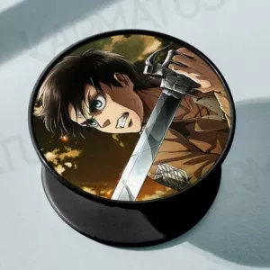خرید پایه نگهدارنده گوشی موبایل پاپ سوکت طرح انیمه Attack On Titan کد 3 (اکسسوری, پاپ سوکت) از کرماتوس