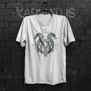 خرید تیشرت سفید گاد آف وار God of War - کارماتوس (پوشاک, تیشرت, تیشرت بازی Game) از کرماتوس