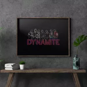 خرید تابلو عکس بند بی تی اس BTS - کارماتوس (انواع قاب عکس و پوستر, قاب عکس) از کرماتوس