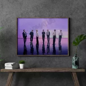خرید تابلو عکس بند بی تی اس BTS - کارماتوس (انواع قاب عکس و پوستر, قاب عکس) از کرماتوس