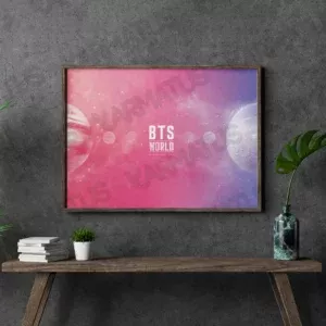 خرید تابلو عکس بند بی تی اس BTS - کارماتوس (انواع قاب عکس و پوستر, قاب عکس) از کرماتوس