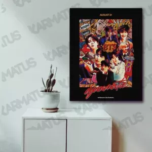 خرید تابلو عکس بند بی تی اس BTS - کارماتوس (انواع قاب عکس و پوستر, قاب عکس) از کرماتوس