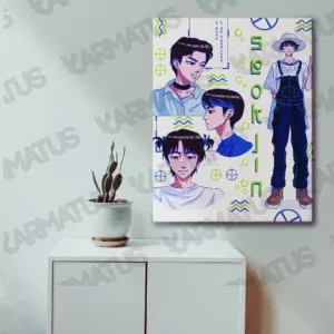 خرید تابلو عکس بند بی تی اس BTS - کارماتوس (انواع قاب عکس و پوستر, قاب عکس) از کرماتوس