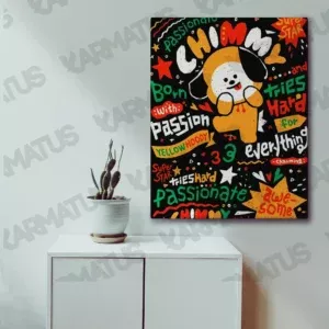 خرید تابلو عکس بند بی تی اس BTS - کارماتوس (انواع قاب عکس و پوستر, قاب عکس) از کرماتوس