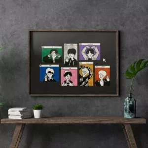 خرید تابلو عکس بند بی تی اس BTS - کارماتوس (انواع قاب عکس و پوستر, قاب عکس) از کرماتوس