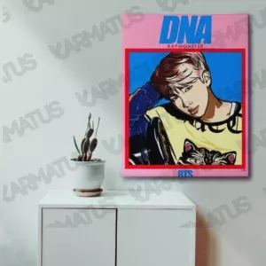 خرید تابلو عکس بند بی تی اس BTS - کارماتوس (انواع قاب عکس و پوستر, قاب عکس) از کرماتوس