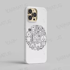 قاب موبایل طرح گروه موسیقی بی تی اس BTS