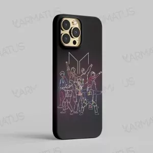 قاب موبایل طرح گروه موسیقی بی تی اس BTS