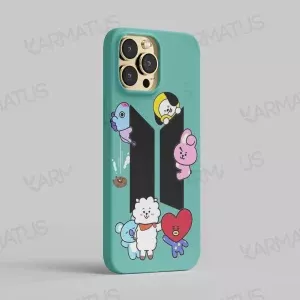 قاب موبایل طرح گروه موسیقی بی تی اس BTS