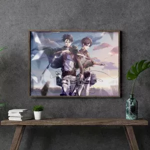 خرید تابلو عکس انیمه اتک آن تایتان Attack On Titan - کارماتوس (انواع قاب عکس و پوستر, قاب عکس) از کرماتوس