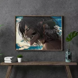 خرید تابلو عکس انیمه اتک آن تایتان Attack On Titan - کارماتوس (انواع قاب عکس و پوستر, قاب عکس) از کرماتوس