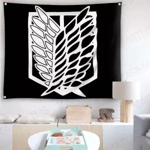 خرید بک دراپ انیمه اتک آن تایتان Attack on titan (انواع قاب عکس و پوستر, بکدراپ) از کرماتوس