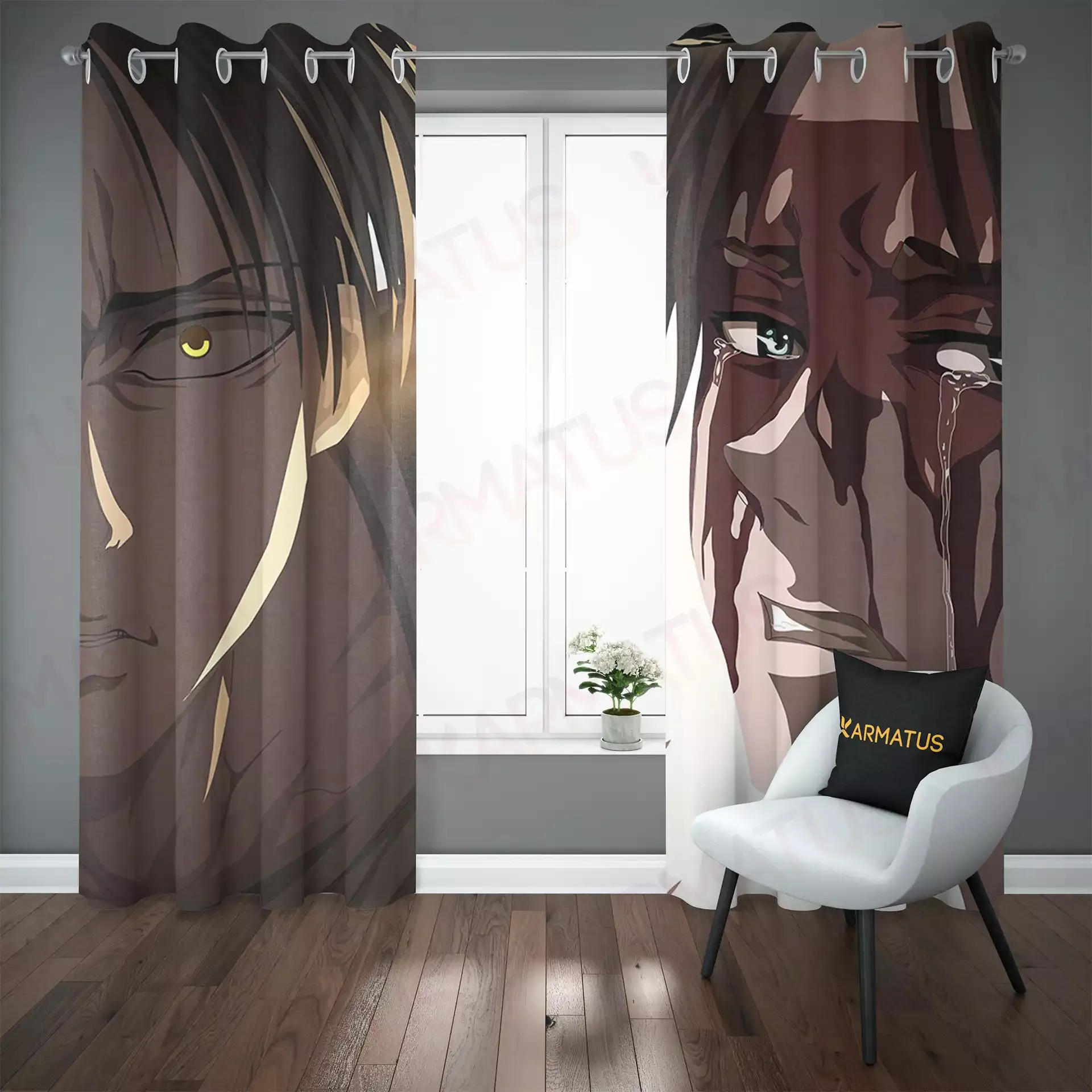 پرده پانچ انیمه اتک آن تایتان | کالکشن Anime - مدل AOT-001 3,499,000 تومان – کارماتوس پرده پانچ طرح انیمه Attack on Titan