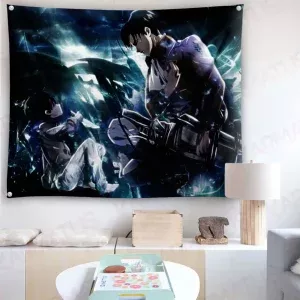 خرید بک دراپ انیمه اتک آن تایتان Attack on titan (انواع قاب عکس و پوستر, بکدراپ) از کرماتوس