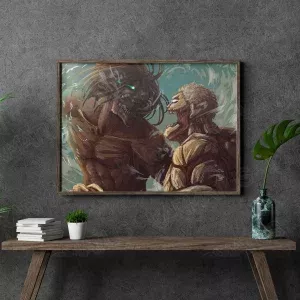 خرید تابلو عکس انیمه اتک آن تایتان Attack On Titan - کارماتوس (انواع قاب عکس و پوستر, قاب عکس) از کرماتوس