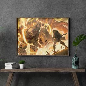 خرید تابلو عکس انیمه اتک آن تایتان Attack On Titan - کارماتوس (انواع قاب عکس و پوستر, قاب عکس) از کرماتوس
