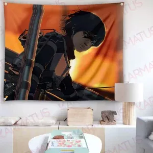 خرید بک دراپ انیمه اتک آن تایتان Attack on titan (انواع قاب عکس و پوستر, بکدراپ) از کرماتوس