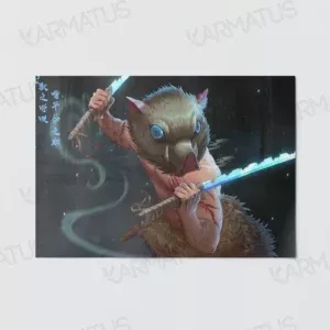 خرید پوستر طرح انیمه Demon Slayer شیطان کش - کارماتوس (انواع قاب عکس و پوستر, پوستر) از کرماتوس