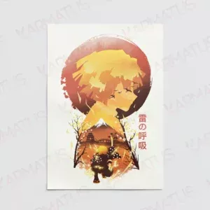 خرید پوستر طرح انیمه Demon Slayer شیطان کش - کارماتوس (انواع قاب عکس و پوستر, پوستر) از کرماتوس