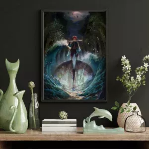 خرید تابلو عکس انیمه Demon Slayer شیطان کش - کارماتوس (انواع قاب عکس و پوستر, قاب عکس) از کرماتوس