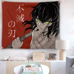 خرید بکدراپ انیمه Demon Slayer شیطان کش - کارماتوس (انواع قاب عکس و پوستر, بکدراپ) از کرماتوس