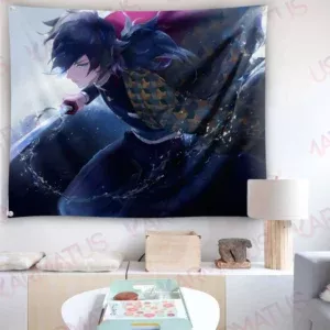 خرید بکدراپ انیمه Demon Slayer شیطان کش - کارماتوس (انواع قاب عکس و پوستر, بکدراپ) از کرماتوس