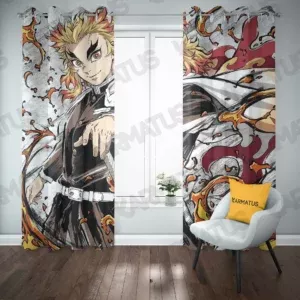 پرده پانچ انیمه Demon Slayer شیطان کش