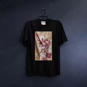 تیشرت مشکی طرح انیمه Demon Slayer