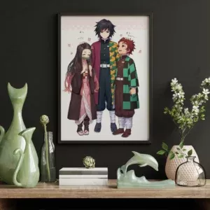 خرید تابلو عکس انیمه Demon Slayer شیطان کش - کارماتوس (انواع قاب عکس و پوستر, قاب عکس) از کرماتوس