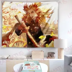 خرید بکدراپ انیمه Demon Slayer شیطان کش - کارماتوس (انواع قاب عکس و پوستر, بکدراپ) از کرماتوس