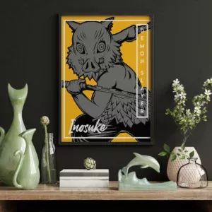 خرید تابلو عکس انیمه Demon Slayer شیطان کش - کارماتوس (انواع قاب عکس و پوستر, قاب عکس) از کرماتوس