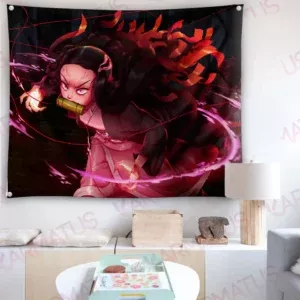 خرید بکدراپ انیمه Demon Slayer شیطان کش - کارماتوس (انواع قاب عکس و پوستر, بکدراپ) از کرماتوس