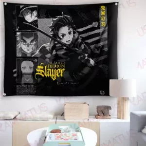 خرید بکدراپ انیمه Demon Slayer شیطان کش - کارماتوس (انواع قاب عکس و پوستر, بکدراپ) از کرماتوس