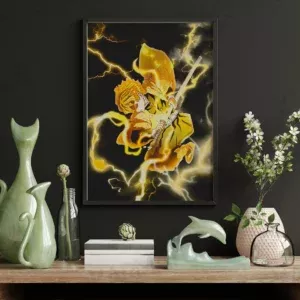 خرید تابلو عکس انیمه Demon Slayer شیطان کش - کارماتوس (انواع قاب عکس و پوستر, قاب عکس) از کرماتوس