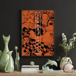 خرید تابلو عکس انیمه Demon Slayer شیطان کش - کارماتوس (انواع قاب عکس و پوستر, قاب عکس) از کرماتوس