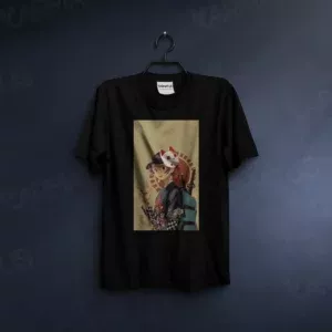 تیشرت مشکی طرح انیمه Demon Slayer