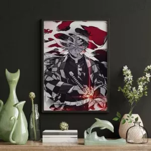 خرید تابلو عکس انیمه Demon Slayer شیطان کش - کارماتوس (انواع قاب عکس و پوستر, قاب عکس) از کرماتوس