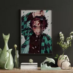 خرید تابلو عکس انیمه Demon Slayer شیطان کش - کارماتوس (انواع قاب عکس و پوستر, قاب عکس) از کرماتوس