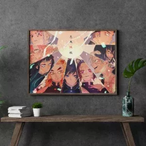 خرید تابلو عکس انیمه Demon Slayer شیطان کش - کارماتوس (انواع قاب عکس و پوستر, قاب عکس) از کرماتوس