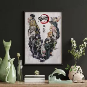 خرید تابلو عکس انیمه Demon Slayer شیطان کش - کارماتوس (انواع قاب عکس و پوستر, قاب عکس) از کرماتوس