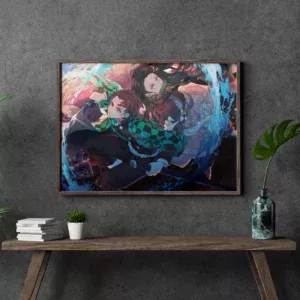 خرید تابلو عکس انیمه Demon Slayer شیطان کش - کارماتوس (انواع قاب عکس و پوستر, قاب عکس) از کرماتوس