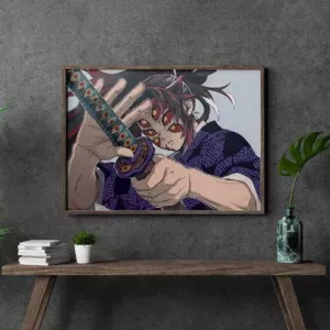 خرید تابلو عکس انیمه Demon Slayer شیطان کش - کارماتوس (انواع قاب عکس و پوستر, قاب عکس) از کرماتوس