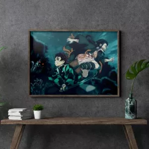 خرید تابلو عکس انیمه Demon Slayer شیطان کش - کارماتوس (انواع قاب عکس و پوستر, قاب عکس) از کرماتوس