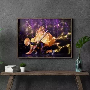 خرید تابلو عکس انیمه Demon Slayer شیطان کش - کارماتوس (انواع قاب عکس و پوستر, قاب عکس) از کرماتوس