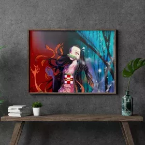 خرید تابلو عکس انیمه Demon Slayer شیطان کش - کارماتوس (انواع قاب عکس و پوستر, قاب عکس) از کرماتوس