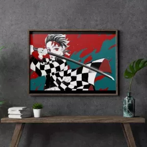 خرید تابلو عکس انیمه Demon Slayer شیطان کش - کارماتوس (انواع قاب عکس و پوستر, قاب عکس) از کرماتوس
