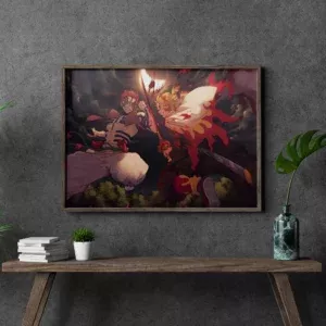 خرید تابلو عکس انیمه Demon Slayer شیطان کش - کارماتوس (انواع قاب عکس و پوستر, قاب عکس) از کرماتوس