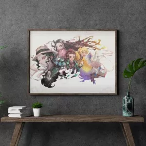 خرید تابلو عکس انیمه Demon Slayer شیطان کش - کارماتوس (انواع قاب عکس و پوستر, قاب عکس) از کرماتوس