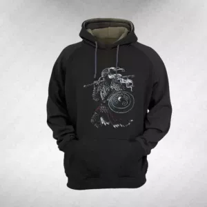 هودی مشکی طرح الدن رینگ Elden Ring