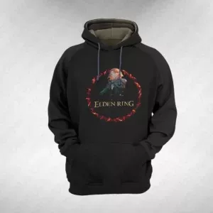 هودی مشکی طرح الدن رینگ Elden Ring